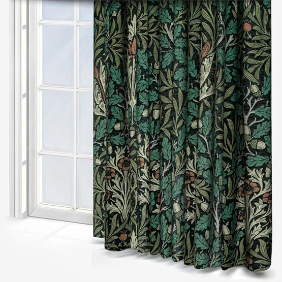 Morris & Co Acorn Multi Jacquard Theme and Forest Pencil Pleat rm_curtain