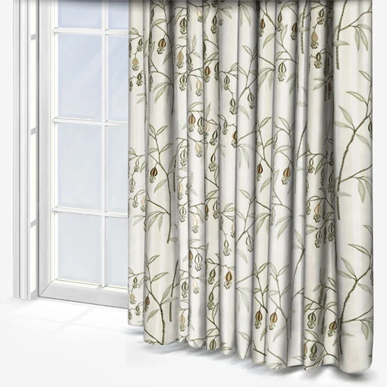 Morris & Co Brook Woodland Jacquard Linen Pencil Pleat rm_curtain