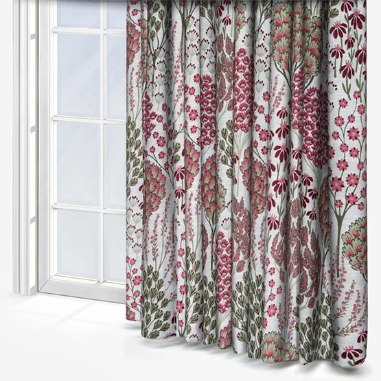 Sanderson Chinese Lanterns Embroidered Linen Pencil Pleat rm_curtain