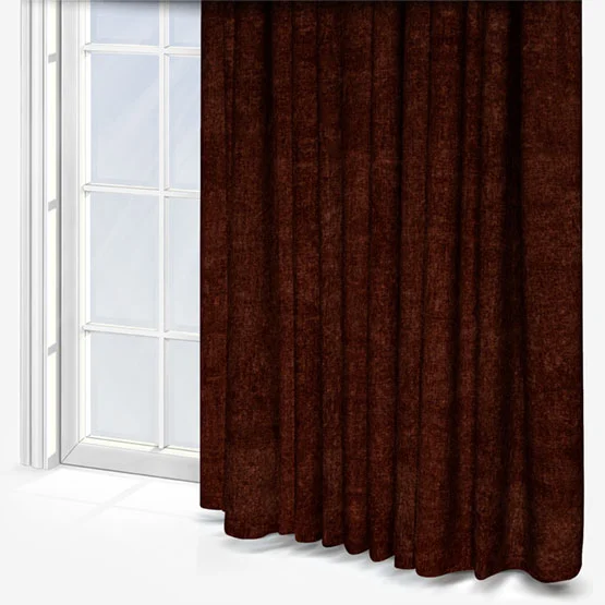 Chenille Opulence Nutmeg Eyelet rm_curtain