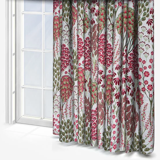 Wylder Ophelia Floral Jacquard Rednut Pencil Pleat rm_curtain