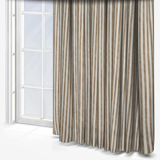 Yard Hebden Striped Natural Eyelet rm_curtain