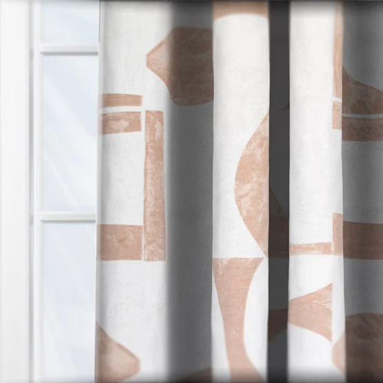 Hoem Carro Abstract Clay Eyelet rm_curtain