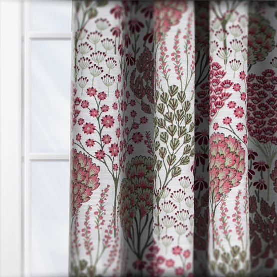 Sanderson Chinese Lanterns Embroidered Linen Pencil Pleat rm_curtain