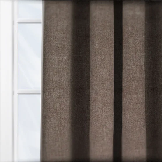 Chenille Opulence Greige Eyelet rm_curtain