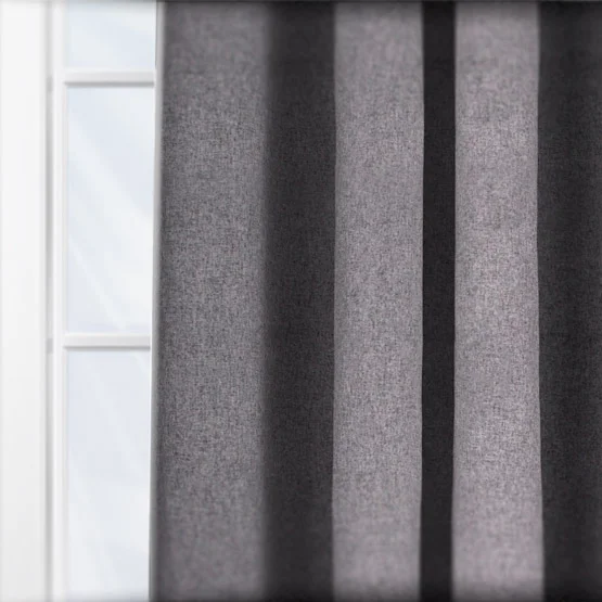 Horizon Charcoal Eyelet rm_curtain
