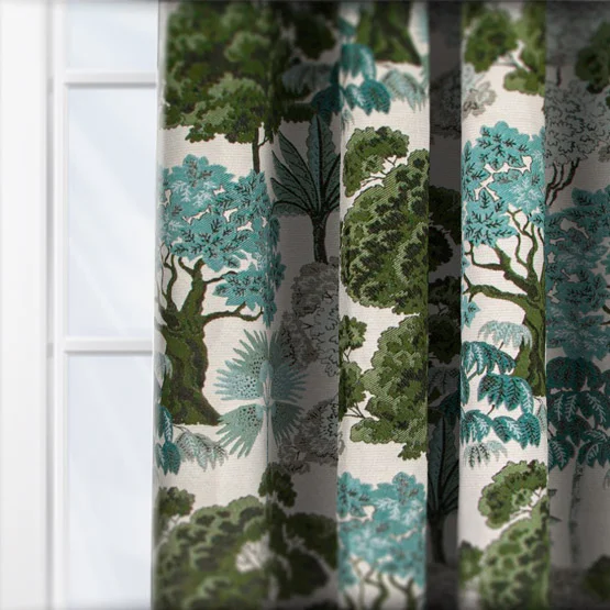 Wylder Woodlands Green Eyelet rm_curtain