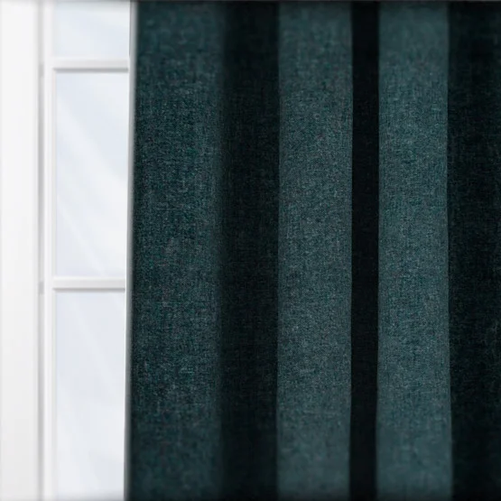 Yard Heavy Chenille Marine Eyelet rm_curtain