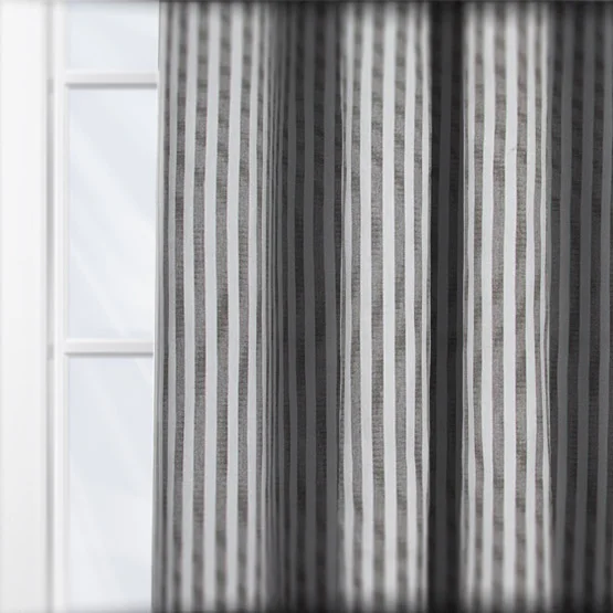 Yard Hebden Striped Grey Eyelet rm_curtain