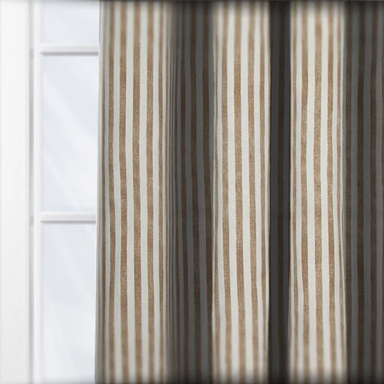 Yard Hebden Striped Natural Eyelet rm_curtain