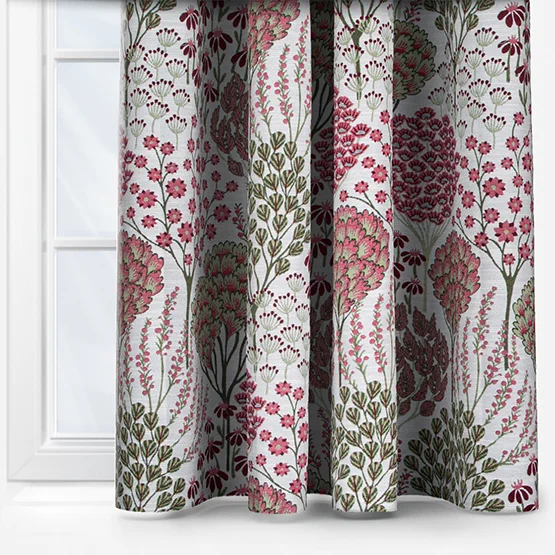 Sanderson Chinese Lanterns Embroidered Linen Pencil Pleat rm_curtain