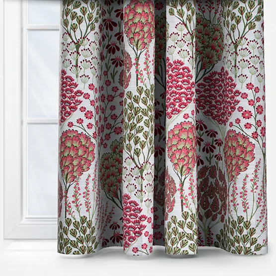 Wylder Ophelia Floral Jacquard Rednut Pencil Pleat rm_curtain