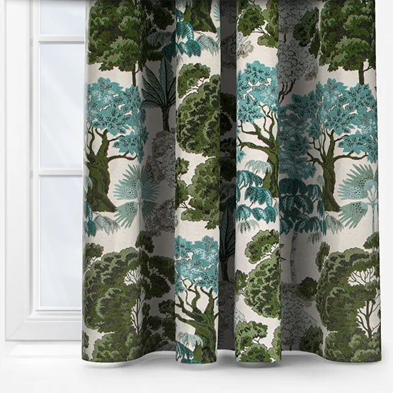 Wylder Woodlands Green Eyelet rm_curtain
