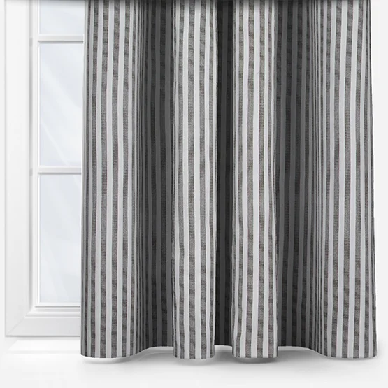 Yard Hebden Striped Grey Eyelet rm_curtain