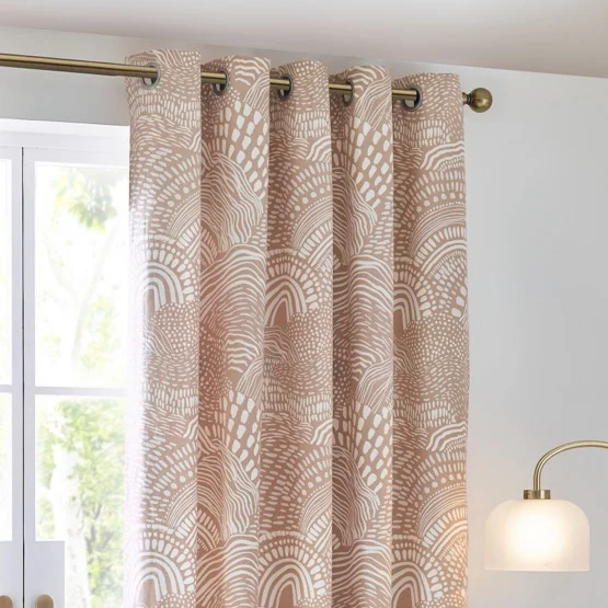 Hoem Nola Abstract Oat Eyelet rm_curtain