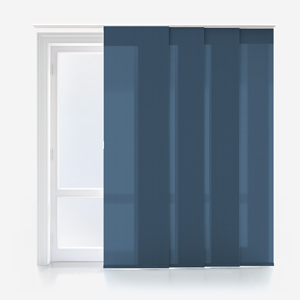 Deluxe Plain Airforce Blue Panel Blind