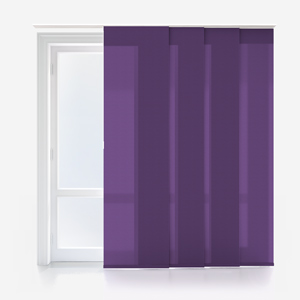 Deluxe Plain Purple Panel Blind
