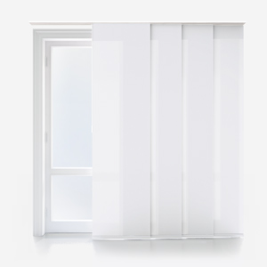 Deluxe Plain White Panel Blind