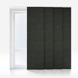 Voga Blackout Slate Grey Textured Panel Blind
