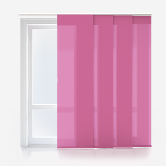 Deluxe Plain Hot Pink Panel Blind