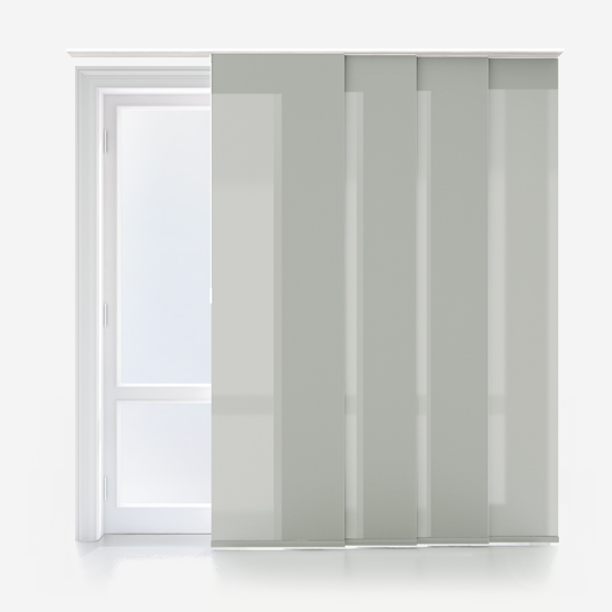 Deluxe Plain Mist Grey Panel Blind