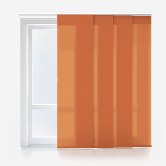 Touched By Design Deluxe Plain Orange Marmalade panel