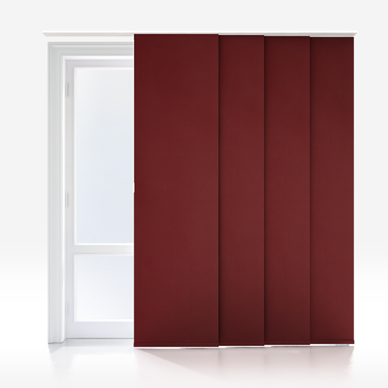 Optima Blackout Merlot Red Panel Blind