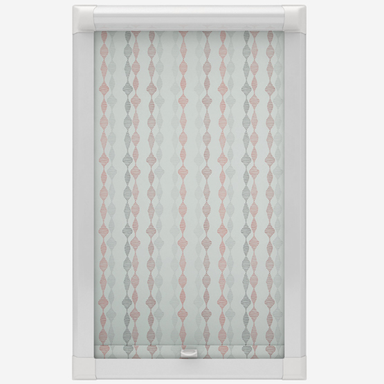 Romain Crimson Perfect Fit Roller Blind