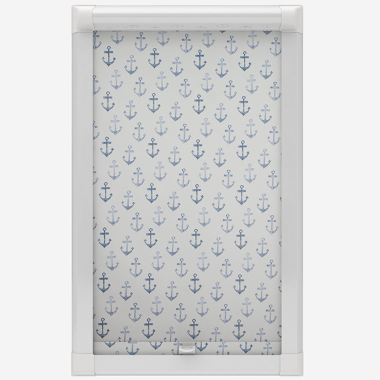 Sailor Indigo Perfect Fit Roller Blind