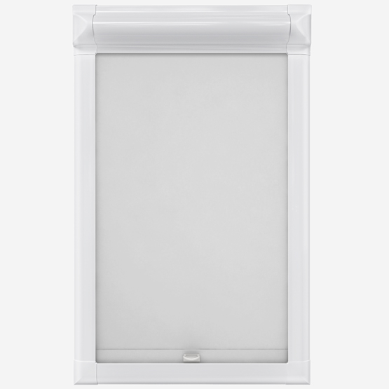 Carnival Blackout China White Perfect Fit Roller Blind