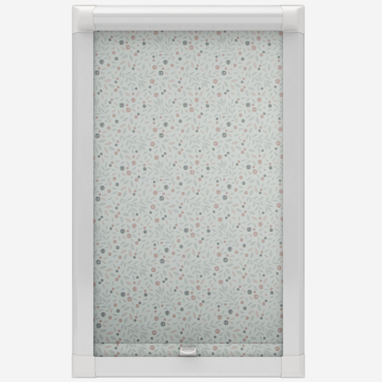 Cotton Flower Blush Perfect Fit Roller Blind