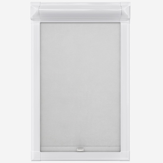 Crush Whistler White Perfect Fit Roller Blind