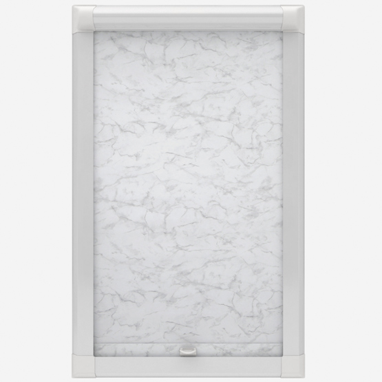 Marble Silver Perfect Fit Roller Blind