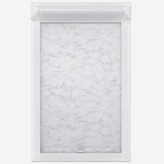 Marble Silver Perfect Fit Roller Blind