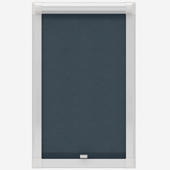 Voile Cobalt Blue Perfect Fit Roller Blind