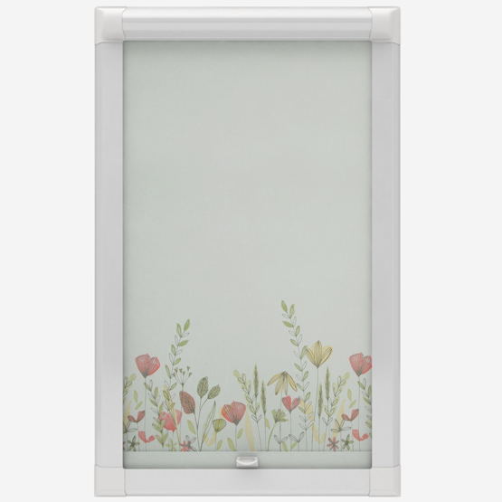 Wild Garden Poppy Perfect Fit Roller Blind