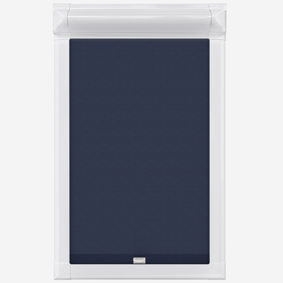 Deluxe Plain Indigo Perfect Fit Roller Blind