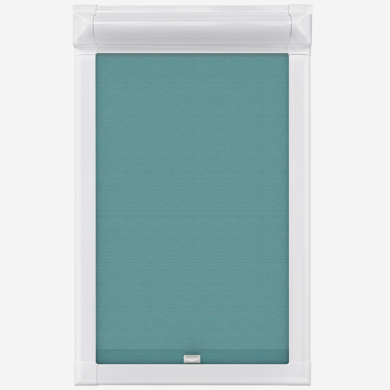 Deluxe Plain Ocean Green Perfect Fit Roller Blind
