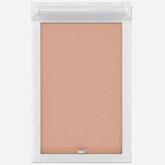 Deluxe Plain Papaya Perfect Fit Roller Blind