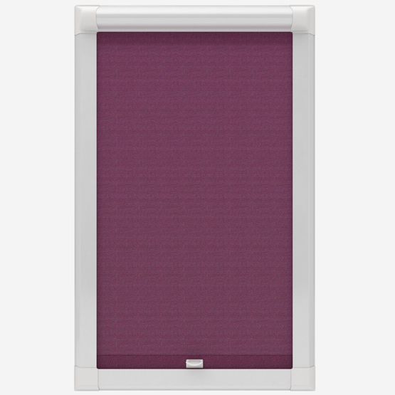 Deluxe Plain Plum Perfect Fit Roller Blind