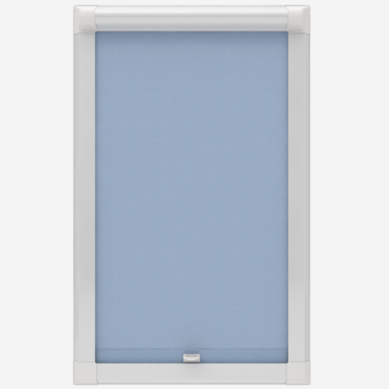 Deluxe Plain Powder Blue Perfect Fit Roller Blind