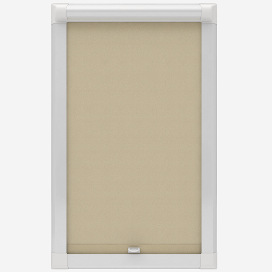 Deluxe Plain Sand Perfect Fit Roller Blind