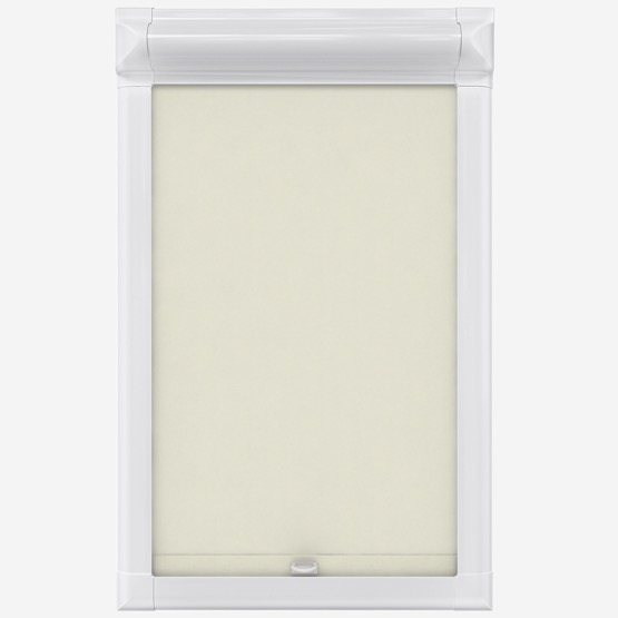 Deluxe Plain Vanilla Cream Perfect Fit Roller Blind