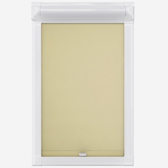 Optima Blackout Ivory Perfect Fit Roller Blind