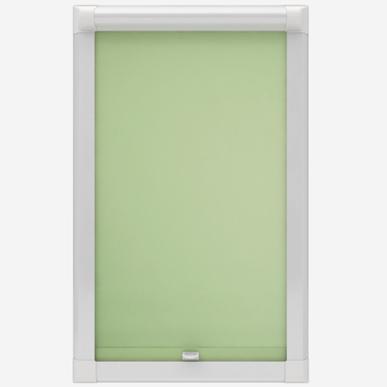 Optima Blackout Light Sage Perfect Fit Roller Blind