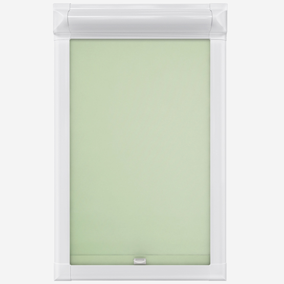 Optima Blackout Light Sage Perfect Fit Roller Blind