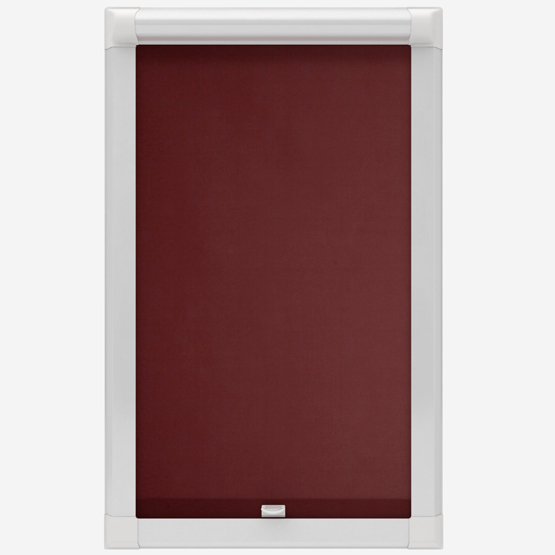 Optima Blackout Merlot Red Perfect Fit Roller Blind