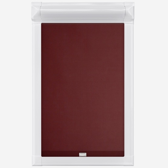 Optima Blackout Merlot Red Perfect Fit Roller Blind