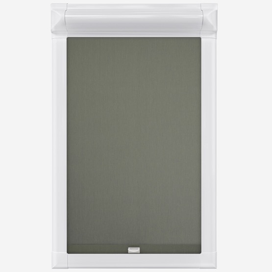 Optima Blackout Pewter Perfect Fit Roller Blind