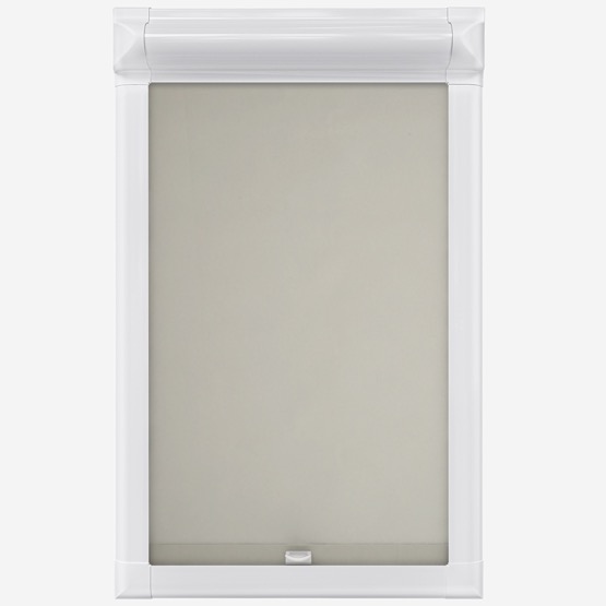 Optima Blackout Silver Grey Perfect Fit Roller Blind
